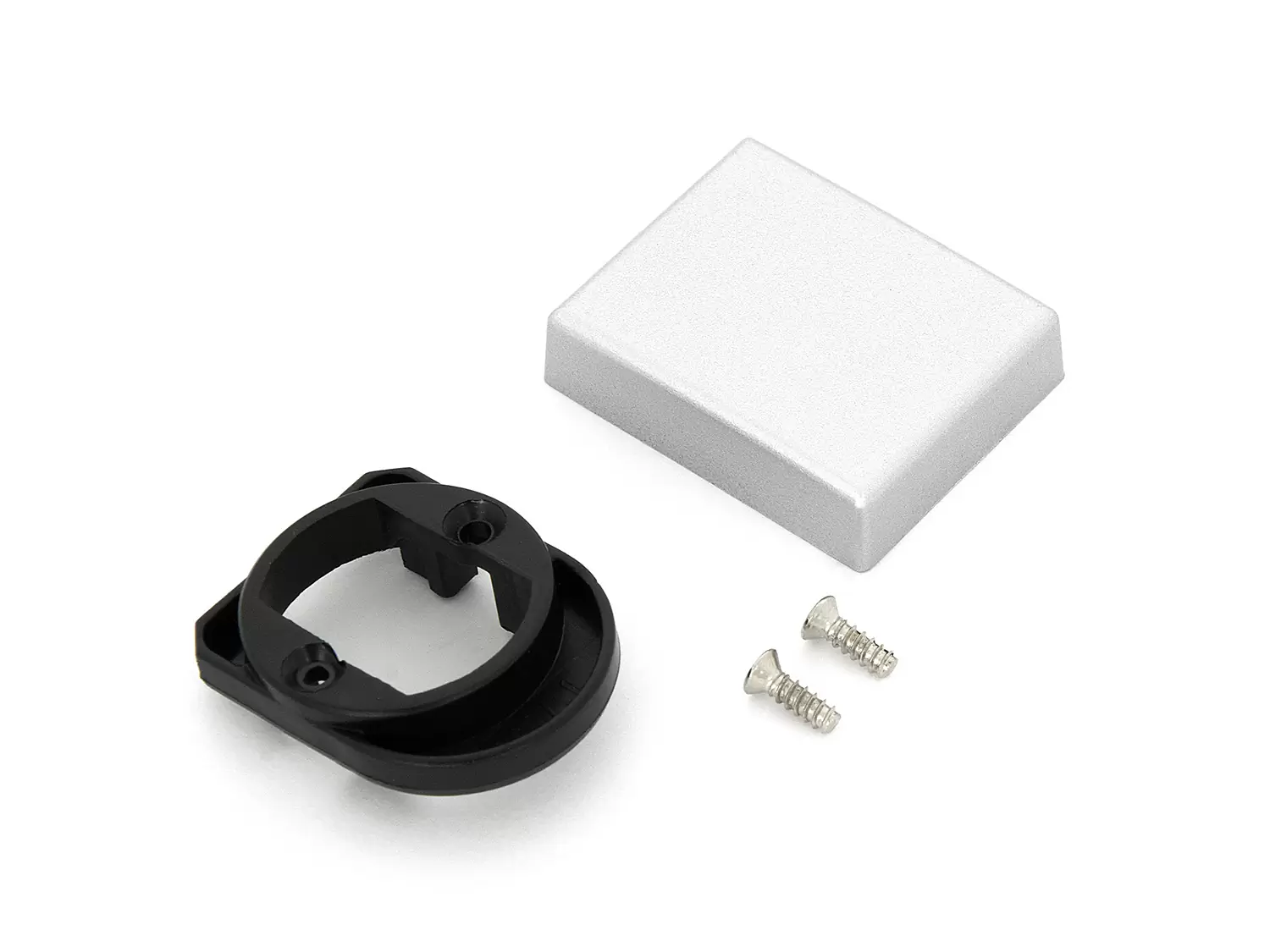 Заглушка квадратная, цвет серая